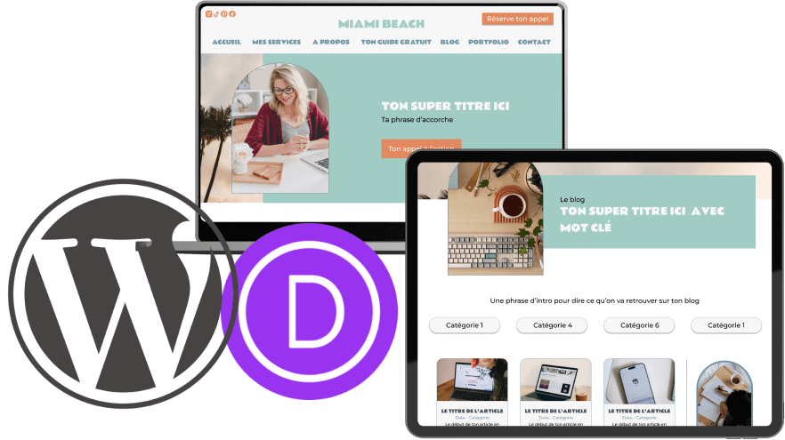 Combo gagnant création site internet WordPress Divi Combo gagnant création site internet WordPress Divi