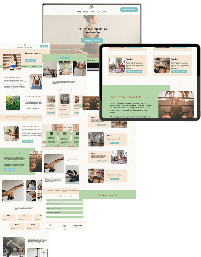 Visuel Template site Bali
